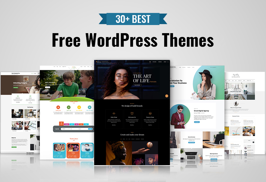 30+ Best Free WordPress Themes 2020