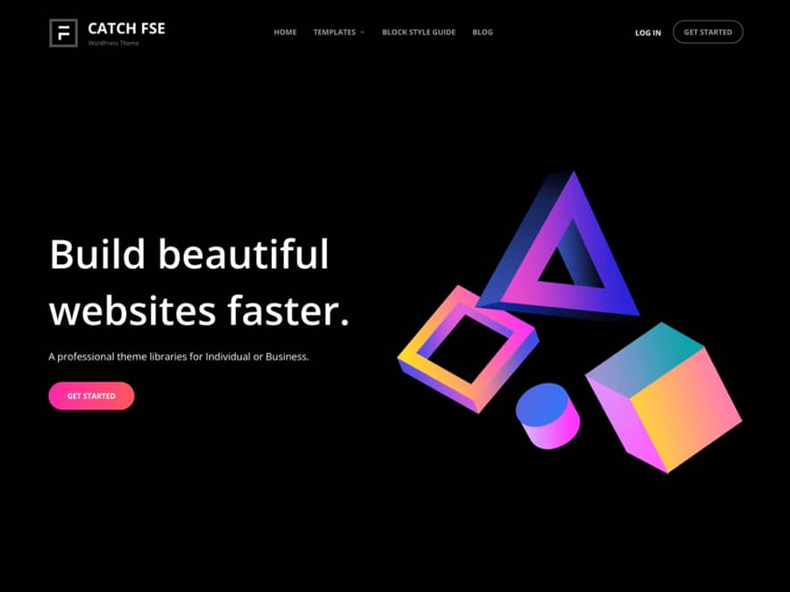 Catch FSE - Best Free Full Site Editing WordPress Themes 2022