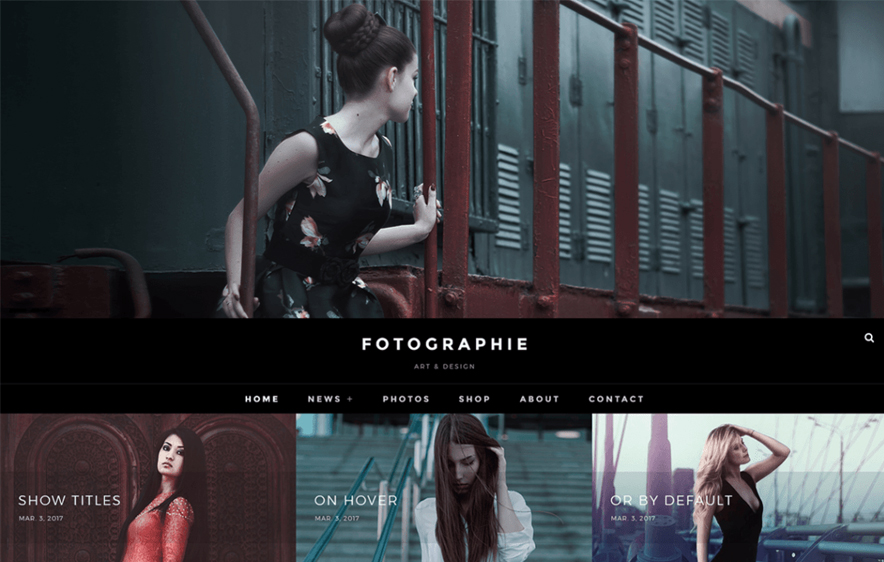 Fotografie Free Photography WordPress Themes