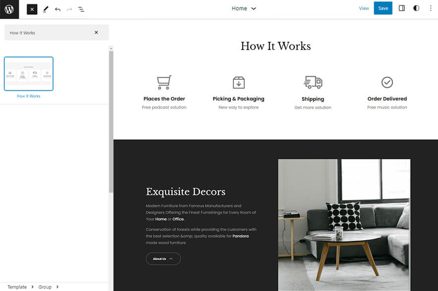 Furnitrix Pro - eCommerce WordPress Block Theme How It Works