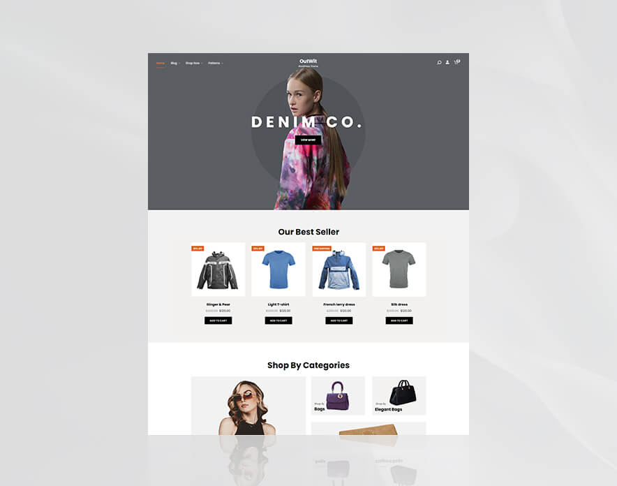 OutWit eCommerce WordPress Block Theme Demo