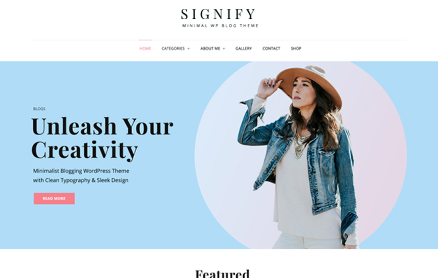 Signify -40+ Best Free Business WordPress Themes for 2020