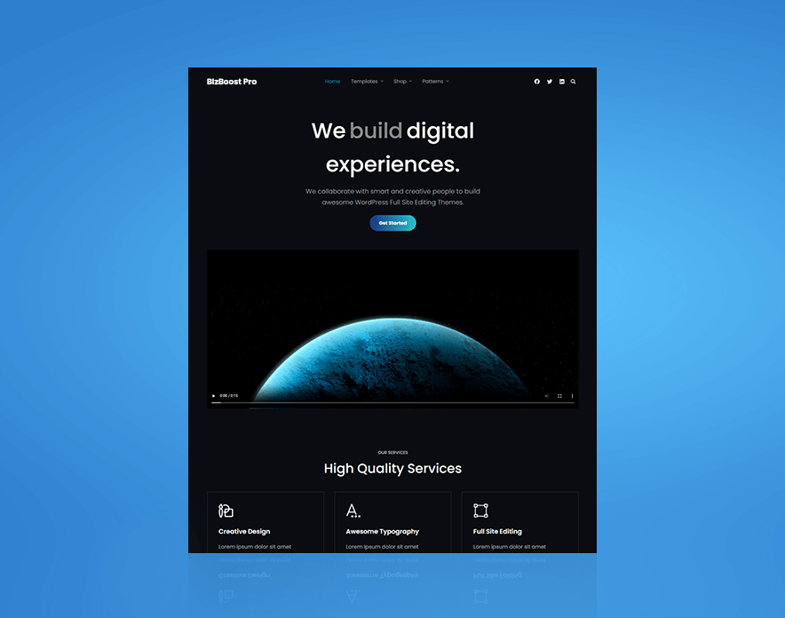 BizBoost Pro - Corporate WordPress Block Theme Demo