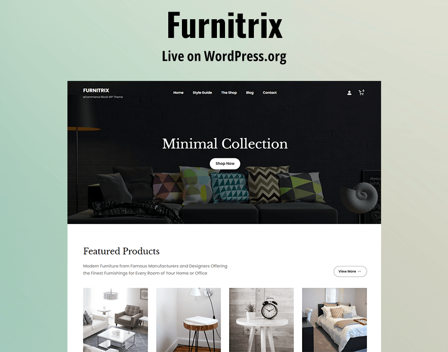 Furnitrix Live On WordPress.org Main